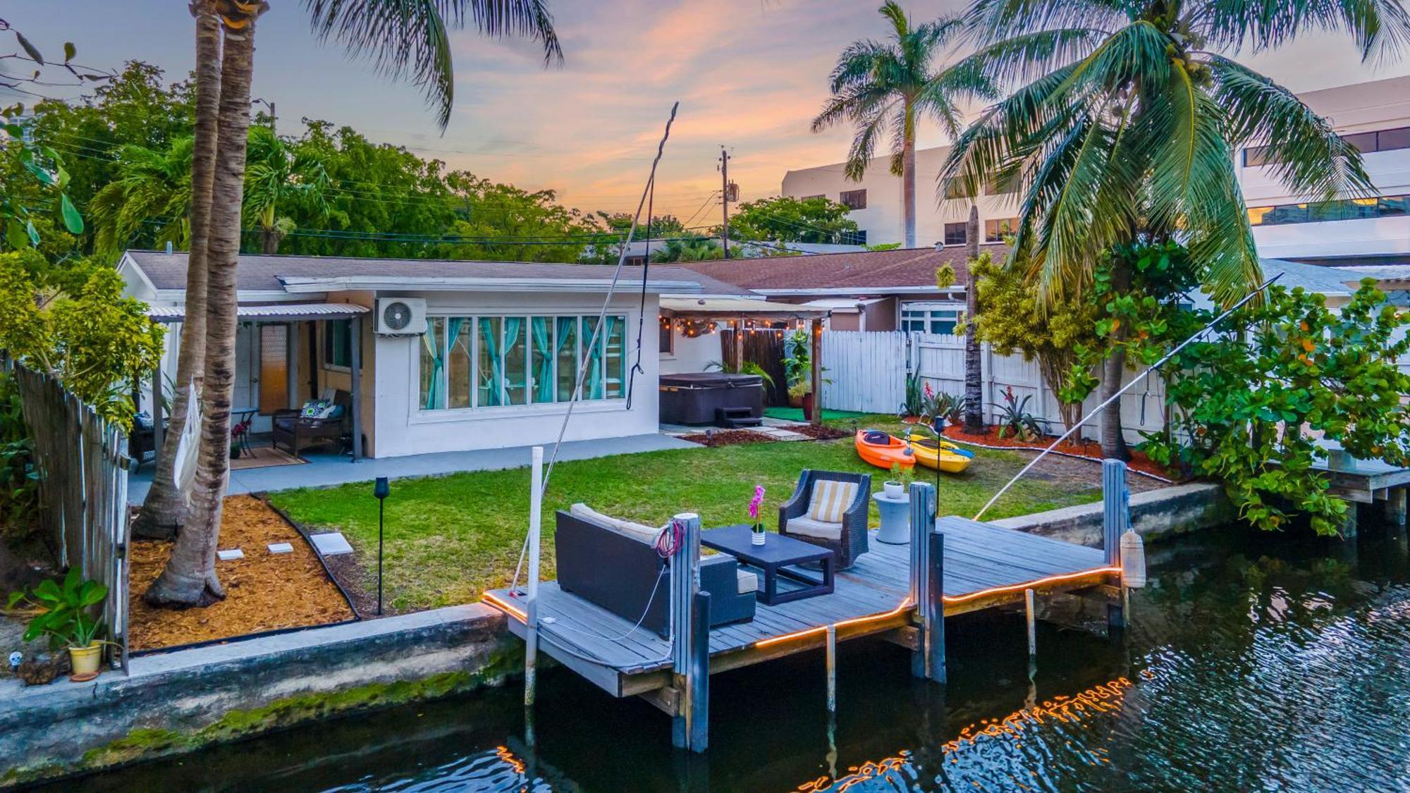 Riverwalk Villa I Private Dock & Hot Tub Fort Lauderdale Esterno foto